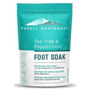 Tea Tree Oil & Peppermint Foot Soak with Epsom Salt